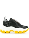 PRADA BLACK SNEAKERS,1E586LF0753KY9F0C5Z