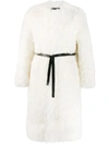 GIVENCHY GIVENCHY WOMEN'S WHITE WOOL COAT,BWC052700M105 36