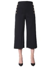VERSACE BLACK WOOL trousers,A84013A226027A1008