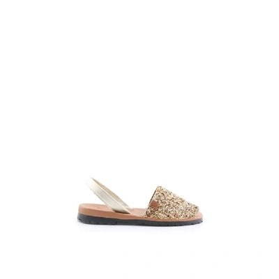 Popa Women's Gold Glitter Sandals