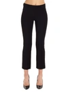 MAX MARA BLACK COTTON PANTS,91360299000429005