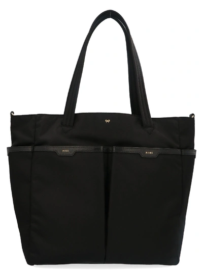 Anya Hindmarch Black Nylon Tote