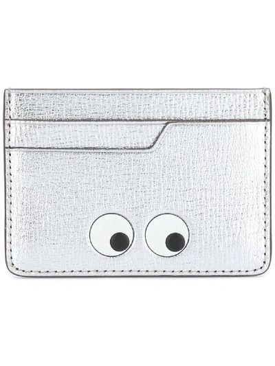 Anya Hindmarch Silver Leather Card Holder