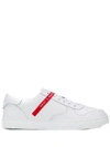 DSQUARED2 WHITE LEATHER SNEAKERS,SNW005540900001M244