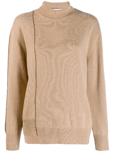 Agnona Beige Cashmere Sweater