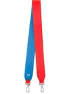 FENDI BLUE/RED LEATHER SHOULDER STRAP,8AV0771ADF01E8-MCF