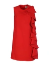 VALENTINO VALENTINO WOMEN'S RED SILK DRESS,SB3VAN951CF157 42