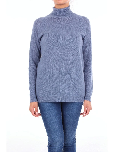 Alysi Blue Wool Sweater