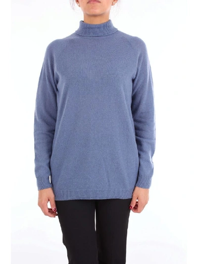 Alysi Women's Blue Wool Sweater