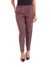 ALBERTO BIANI PINK WOOL PANTS,CC801WO3047PINK