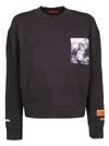 HERON PRESTON HERON PRESTON WOMEN'S BLACK COTTON SWEATSHIRT,HWBA003E198080050488 XS