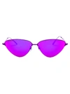 Balenciaga Invisible Cat-eye Sunglasses In Purple