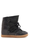 ISABEL MARANT ISABEL MARANT WOMEN'S BLACK LEATHER ANKLE BOOTS,BO002700M105S01BK 37