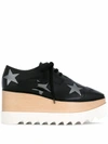 Stella Mccartney Black Elyse Stars Derbys