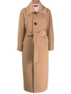 DSQUARED2 DSQUARED2 WOMEN'S BEIGE WOOL TRENCH COAT,S75AA0286S48923124 40