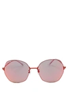 BALENCIAGA BALENCIAGA WOMEN'S RED METAL SUNGLASSES,BB0014S003 58