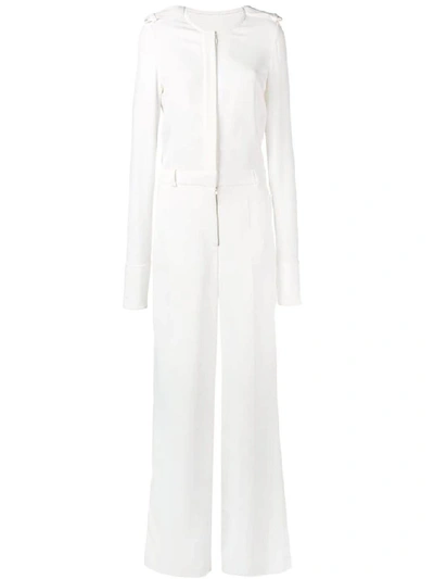 Stella Mccartney Women's White Acetate Jumpsuit