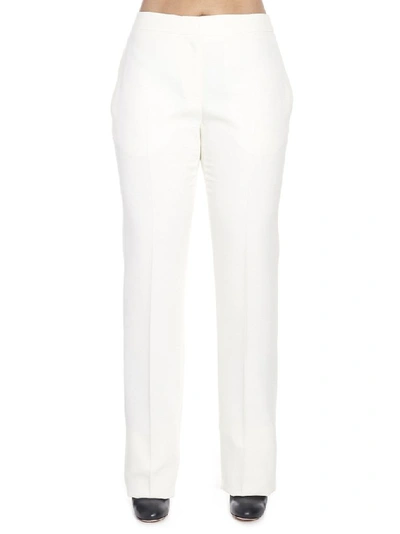 Alexander Mcqueen Women's White Wool Pants