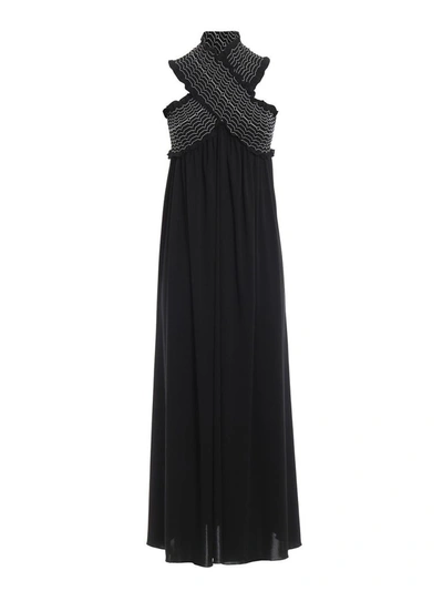 Dondup Women's Black Polyester Dress