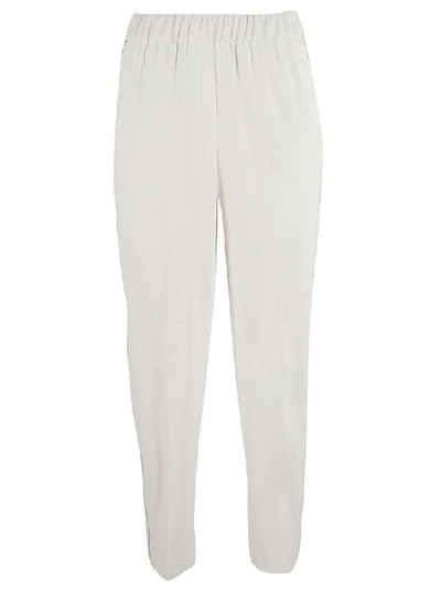 Peserico Women's White Viscose Pants