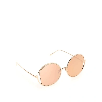 Linda Farrow Women's Gold Metal Sunglasses