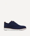 Cole Haan Zerogrand Stitch-lite Wingtip Oxford In Blue