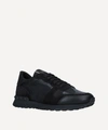 Valentino Garavani Camouflage Rockrunner Sneakers In Black