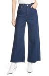 RAG & BONE RUTH SUPER HIGH WAIST CROP WIDE LEG JEANS,WDD19F2646K3CA