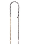 Marc Jacobs The Strap' Chain-link Strap In Multi Rust/ Copper