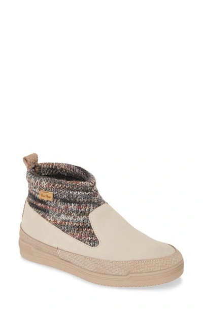 Toni Pons Gigi Wool Shaft Bootie In Stone Suede
