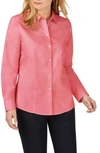 Foxcroft Dianna Non-iron Cotton Shirt In Beaujalois