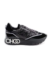 JIMMY CHOO VELVET GALACTIC SNEAKER,11048260