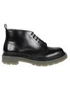 Adieu Lace-up Ankle Boots In Black