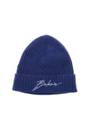 BALMAIN LOGO EMBROIDERED BEANIE,11047409