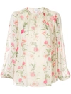 GIAMBATTISTA VALLI FLORAL PRINT BLOUSE