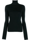 HELMUT LANG KNITTED ROLL NECK TOP