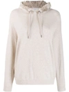 BRUNELLO CUCINELLI HOODED JUMPER