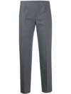 PIAZZA SEMPIONE CROPPED CHECKED TROUSERS