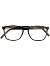 REIZ REIZ SQUARE FRAME OPTICAL GLASSES - 棕色