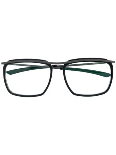 Reiz Square Frame Optical Glasses - 黑色