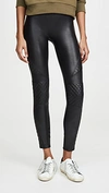SPANX QUILTED FAUX LEATHER LEGGINGS,SPANX40343