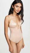 SPANX SUIT YOUR FANCY LOW BACK BODYSUIT CHAMPAGNE BEIGE,SPANX40352