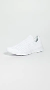 Apl Athletic Propulsion Labs Athletic Propulsion Labs White Techloom Wave Sneakers In White/white