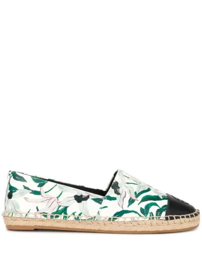 Tory Burch Espadrilles Mit Print In White