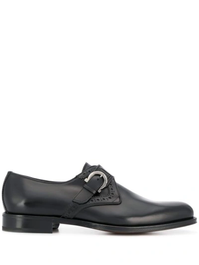 Ferragamo Salvatore  Monk Strap Shoes - 黑色 In Black