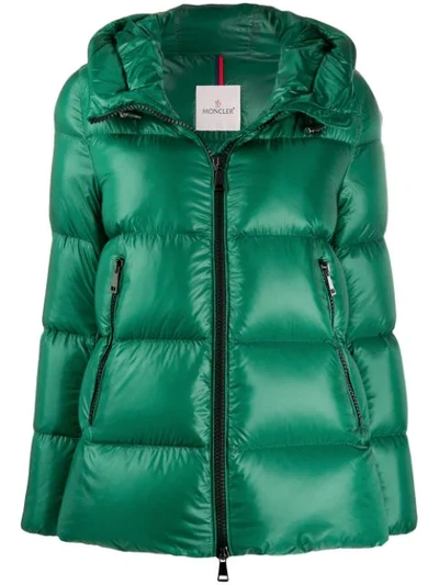 Moncler Seritte Padded Jacket In Green