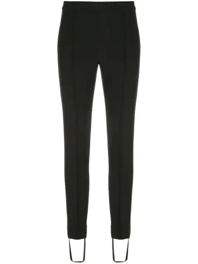 Givenchy Stretch-twill Stirrup Trousers In Black
