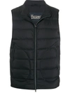 Herno Legend Matte Nylon Down Puffer Vest In Black