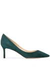 JIMMY CHOO JIMMY CHOO ROMY 60MM PUMPS - 绿色