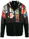 NEIL BARRETT TOKYO PRINT HOODIE